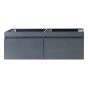 Virtu USA - JD-50355-CAB-GR - Zuri 55" Double Square Sink Vanity without Top in Grey